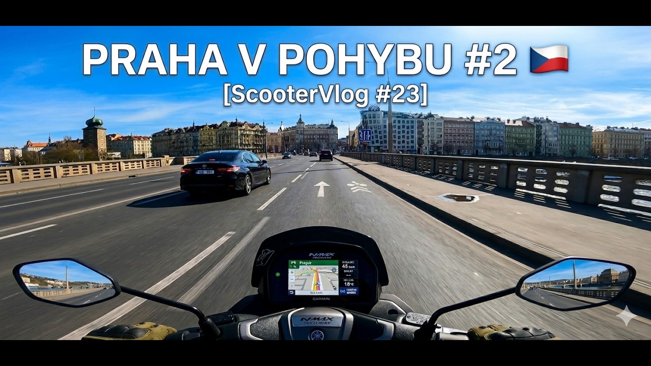 Praha v pohybu #2 🇨🇿 [ScooterVlog #23]