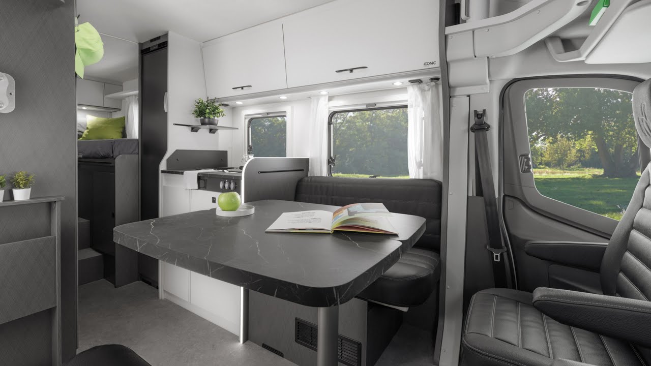 TEILINTEGRIERTES WOHNMOBIL NEUHEITEN 2026 Hymer Group Etrusco V 6.8 SCF Design Mini Liner