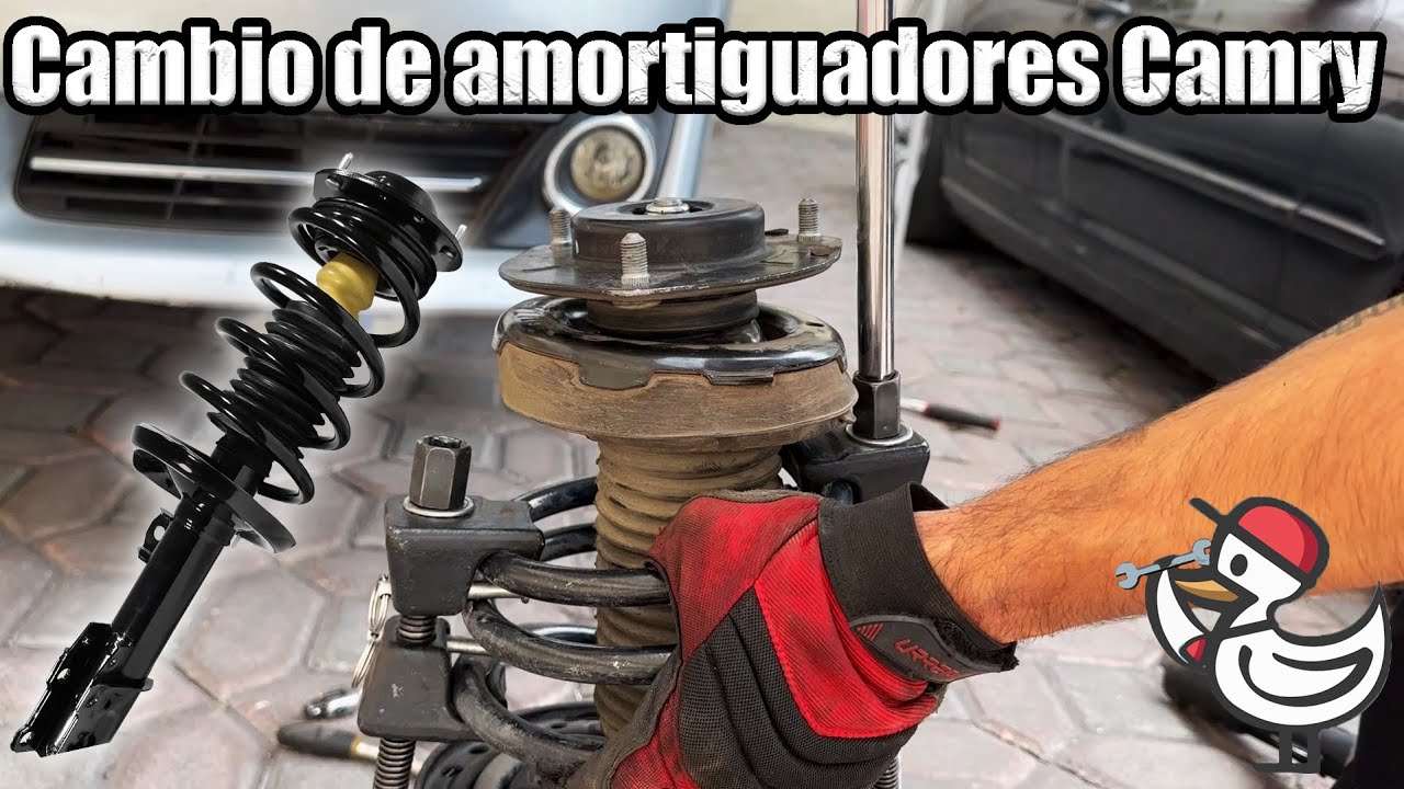 Cambio de amortiguadores delanteros Toyota Camry