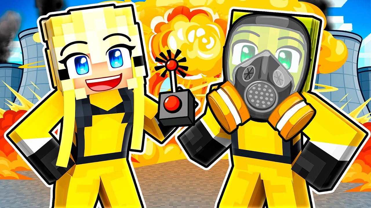 24 STUNDEN ARBEITEN im ATOMKRAFTWERK! 🌸 Minecraft
