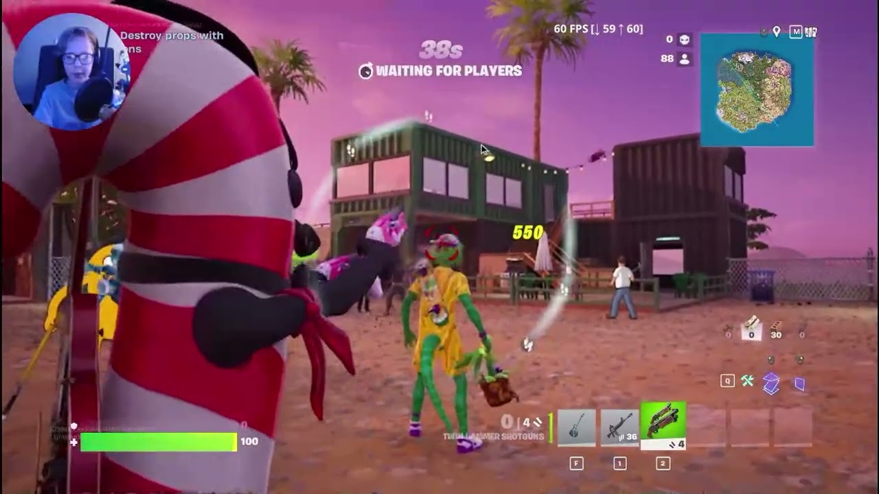 PLAYING FORTNITE BATTLE ROYALE TILL I WIN!!!