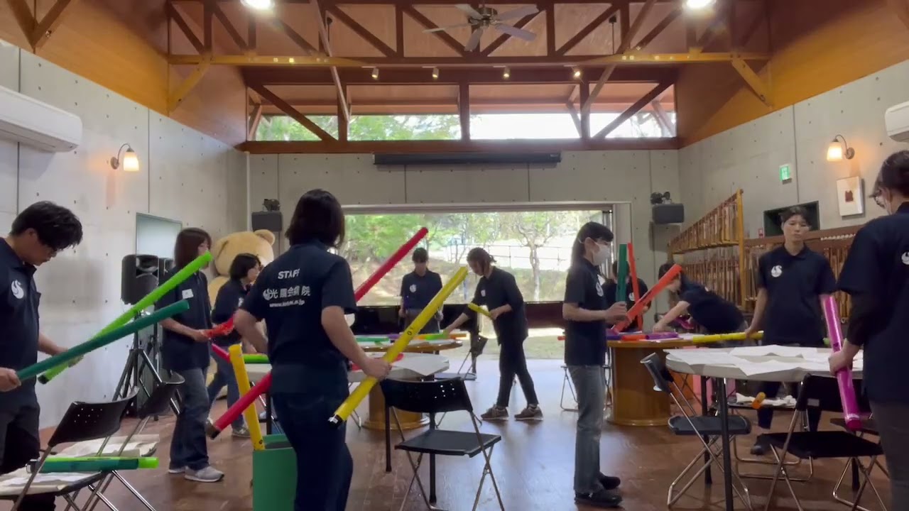 ドレミパイプで 「風になりたい」（練習風景）