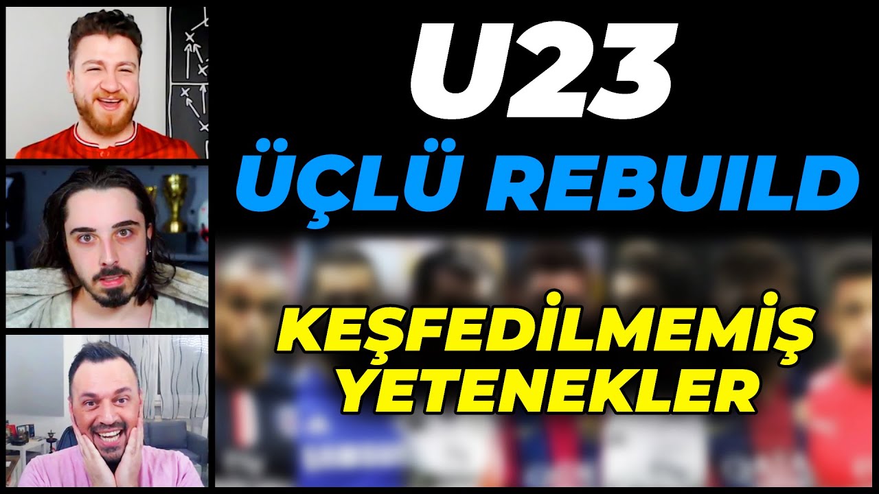 23 YAŞ ALTI WONDERKIDLERLE ÜÇLÜ REBUILD // FIFA 22 KARİYER  @Karakullukcu   @OnurOnline ​