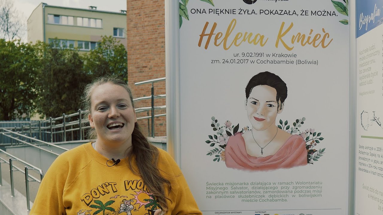 HELENA KMIEĆ. ONA PIĘKNIE ŻYŁA. POKAZAŁA, ŻE MOŻNA   - Wystawa plenerowa u Pasjonistów