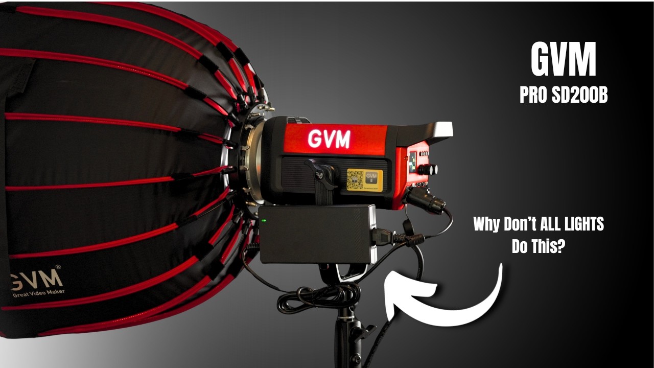 Why the GVM Pro SD200B Might Replace Your Studio Light