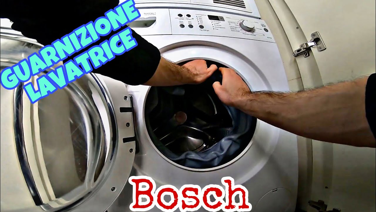 Sostituzione guarnizione lavatrice Bosch WAQ24327IT - Bosch washing machine seal replacement
