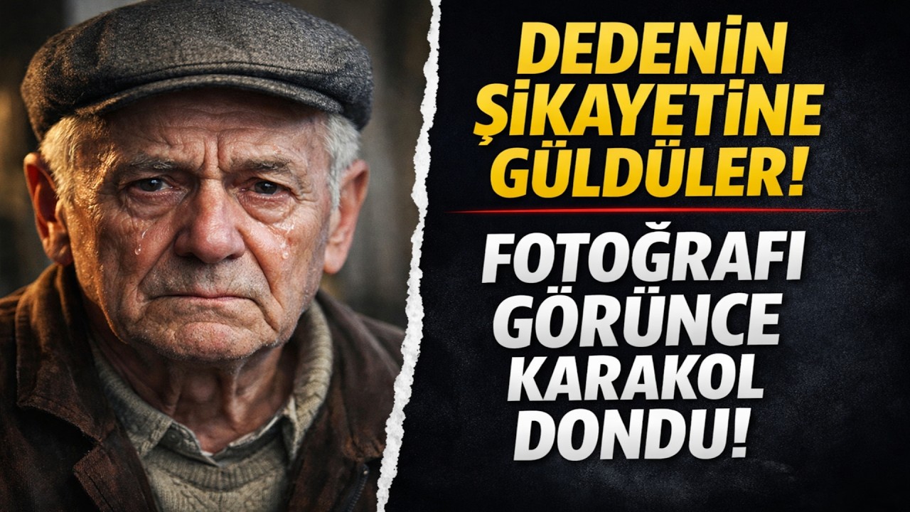 80'lik Dedenin Şikayetine Güldüler, Oğlunun Fotoğrafını Görünce Karakol Buz Kesti!