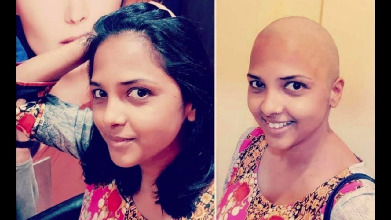 Beautiful Indian Girl Head shave 11
