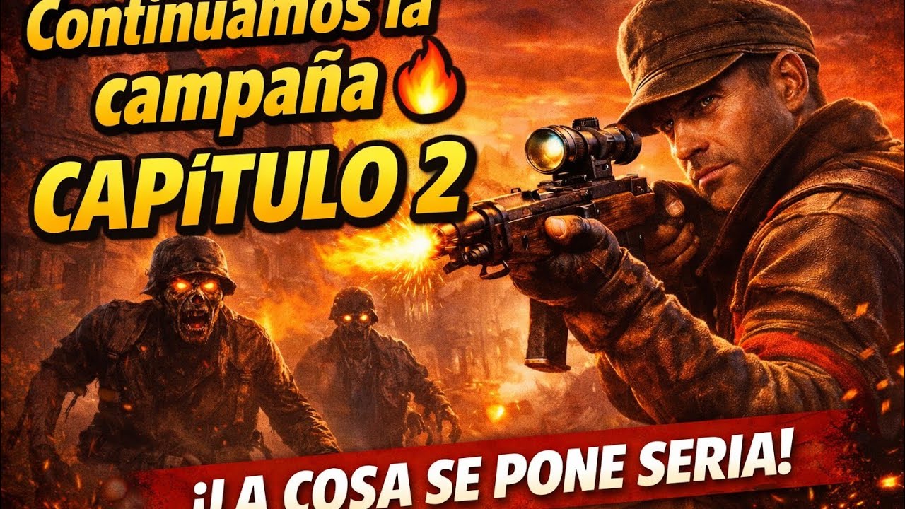 ¡Caputulo 2!🧟‍♀️La campaña continúa | primer dia en infierno
