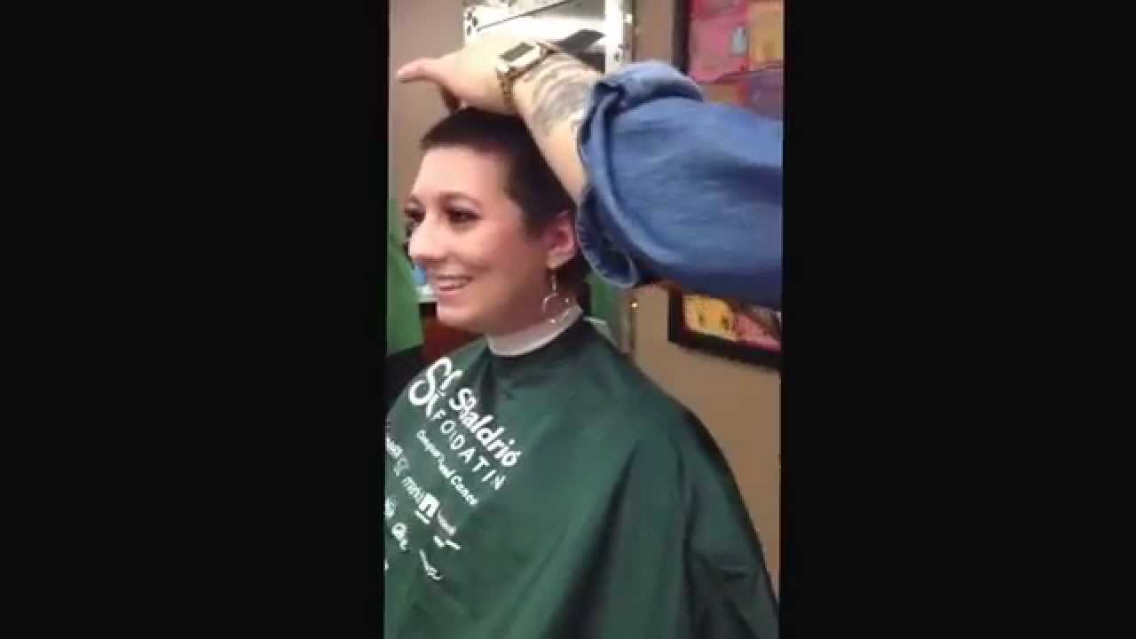 Head shaving for St Baldricks at Salon Metro!!!