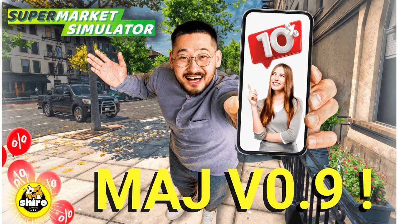 SUPERMARKET SIMULATOR : Découvrez la Mise à Jour V0.9 