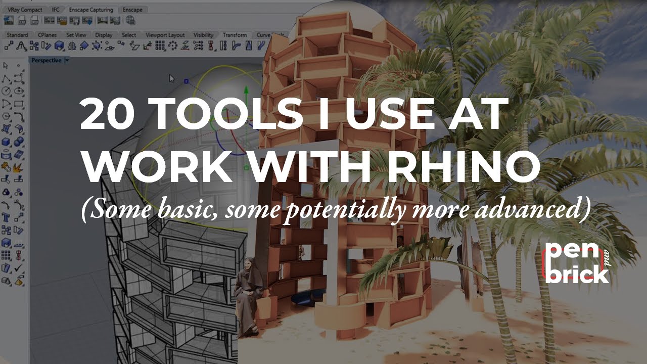 (TUTORIAL) 20 Tools I Use At Work With Rhino