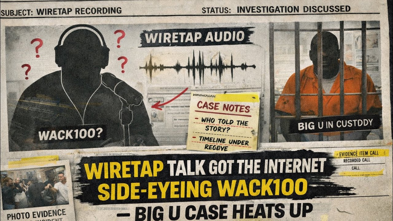 BIG U COULD BE SET FREE AFTER WACK100 IS CAUGHT LYING ON A WIRE TAP