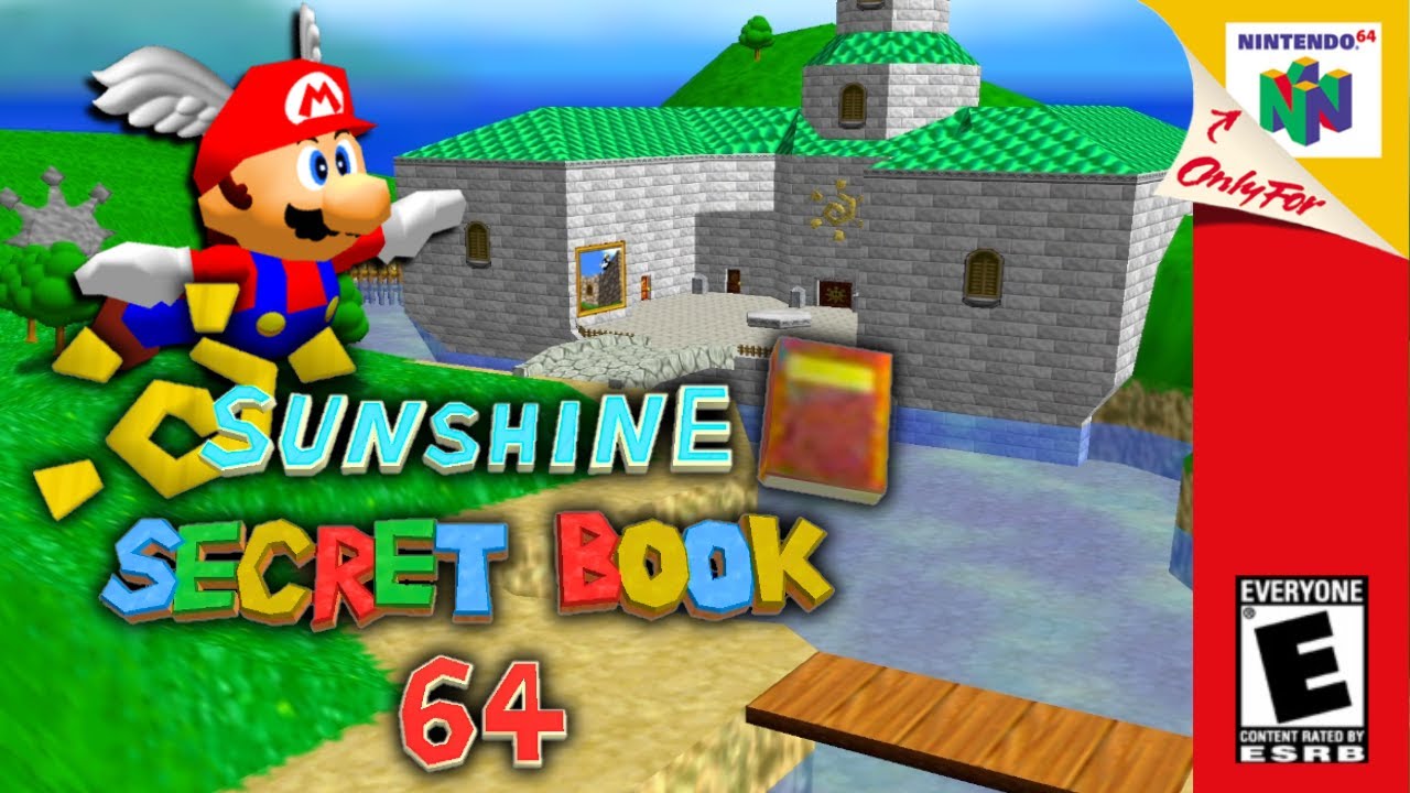 Super Mario Sunshine Secret Book 64 - Longplay  | N64