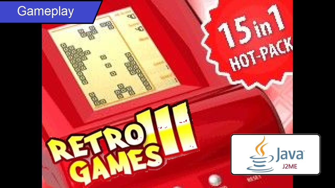 Retro Games III 15 in 1 - Brick game (Java ME) [Gameplay]