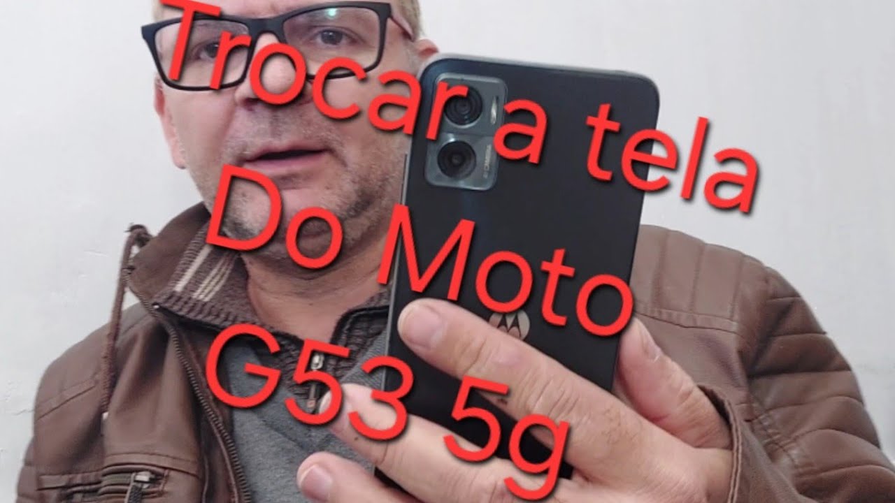 Como Trocar a tela do Moto G53 5g passo a passo.