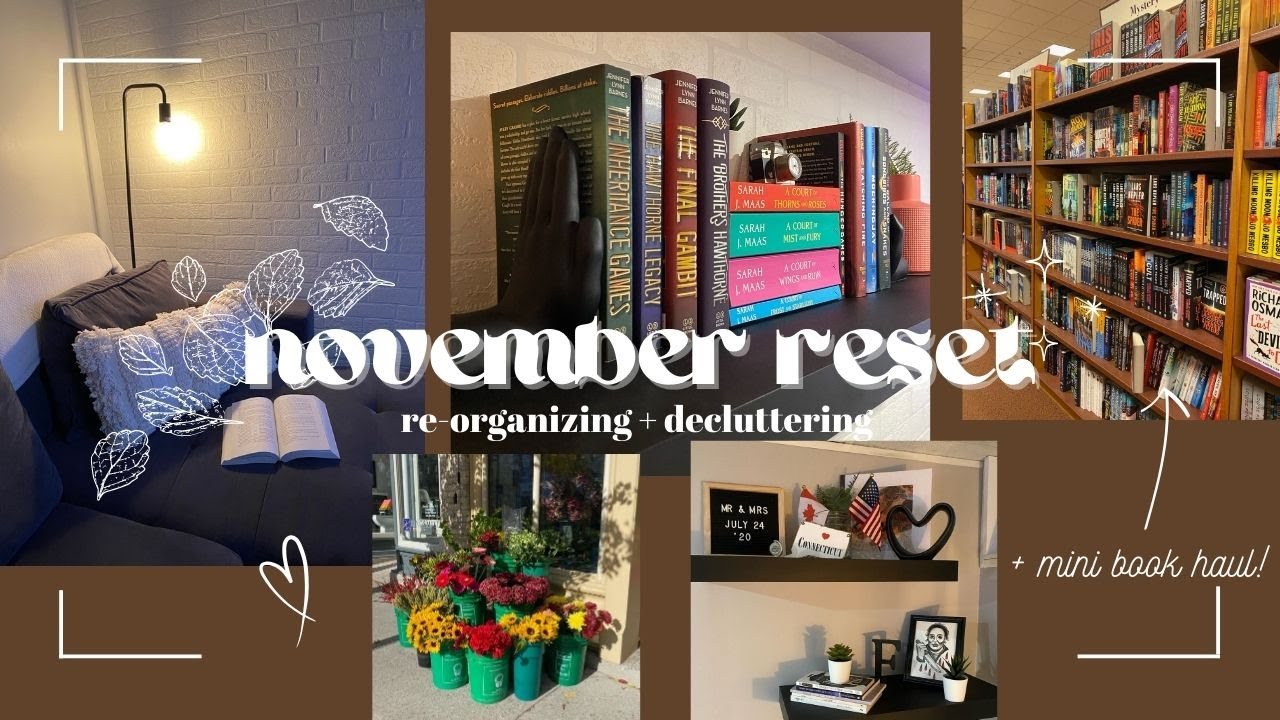 november reset 🧼 (clean + reorganize with me!)