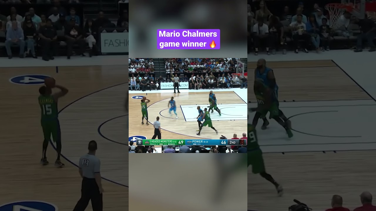 Mario Chalmers for the win! 