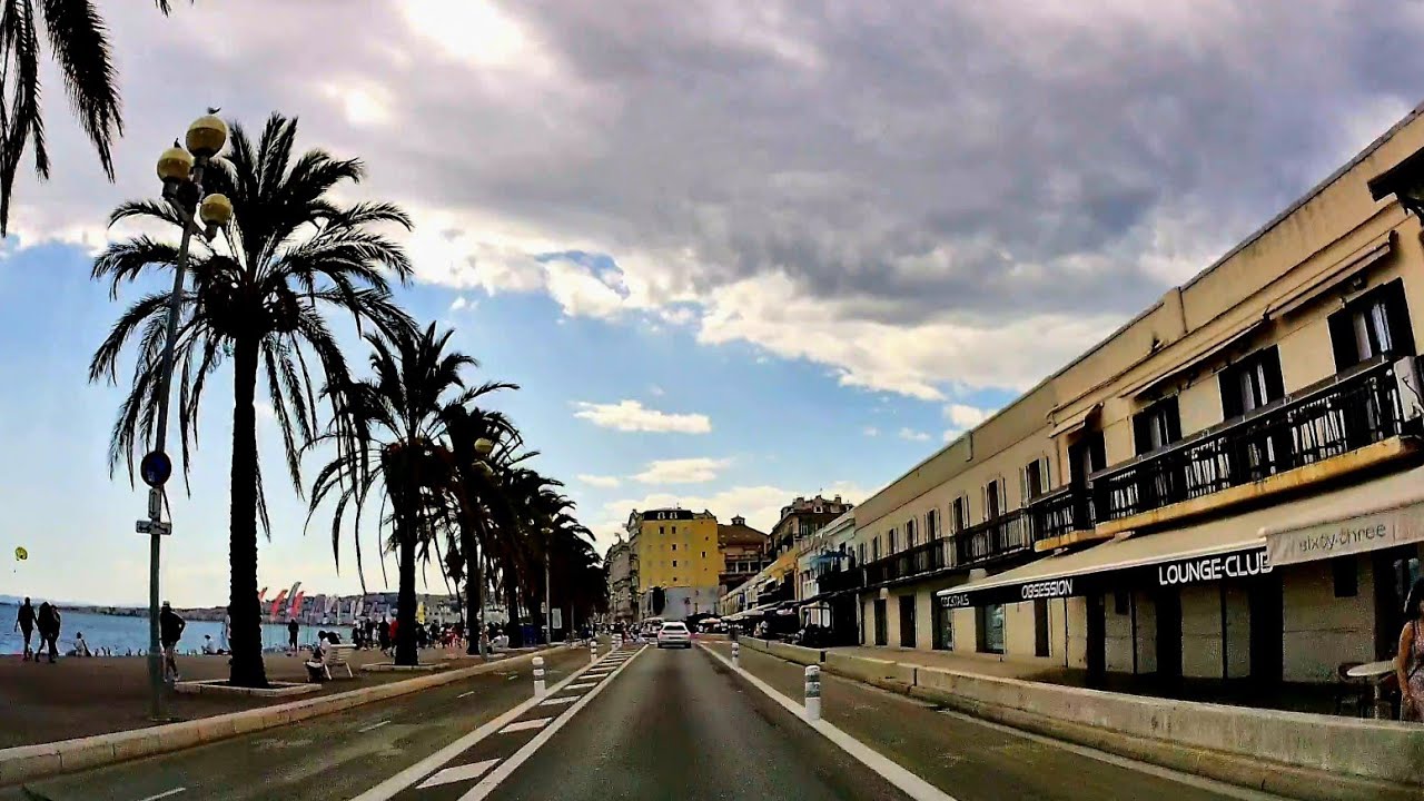 Promenade des Anglais in Nizza Frankreich / Nice France 