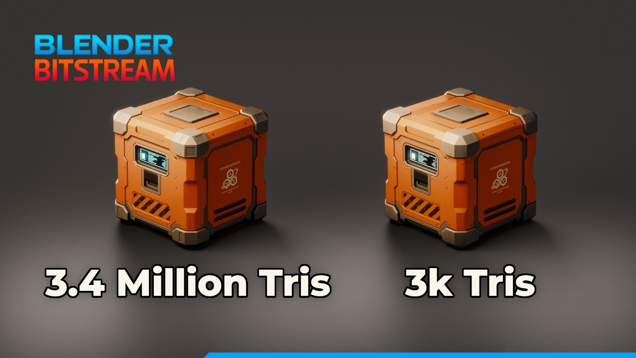 Hard Surface Retopology in Blender