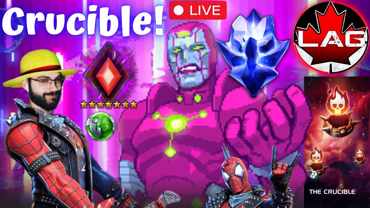 LagSpiker Legendary Crucible First Attempt! Valiant FTP Roster Good Enough? 7-Star Reunion! - MCOC