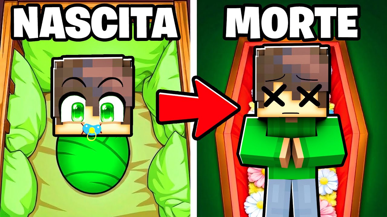 Dalla NASCITA alla MORTE di GIORGIO in Minecraft