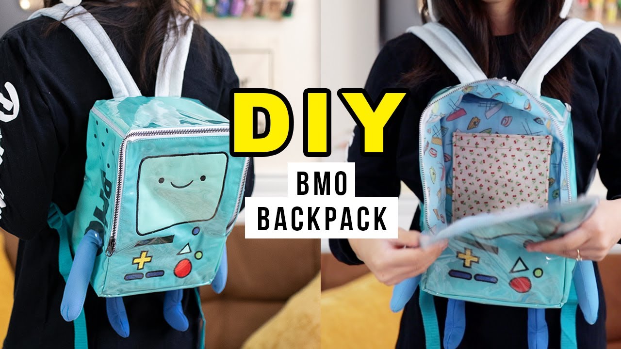 I Upcycled My Plushie Into A Backpack! | Sewing with @coolirpa