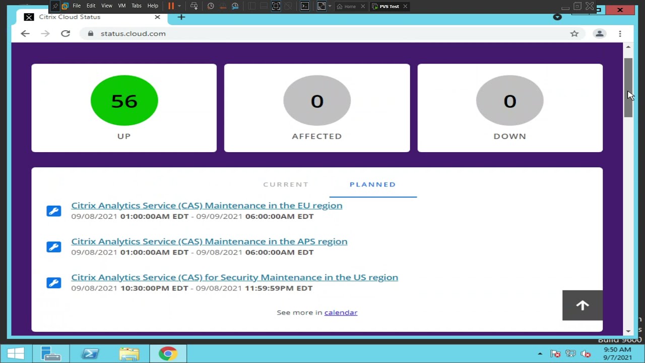 Citrix outage | Citrix cloud health check portal | Citrix cloud |