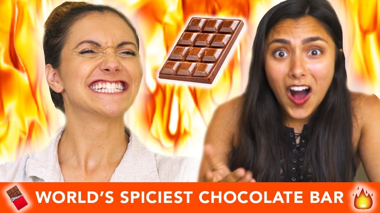TRYING THE WORLD’S SPICIEST CHOCOLATE BAR 🔥🍫 (with Alyson Stoner)
