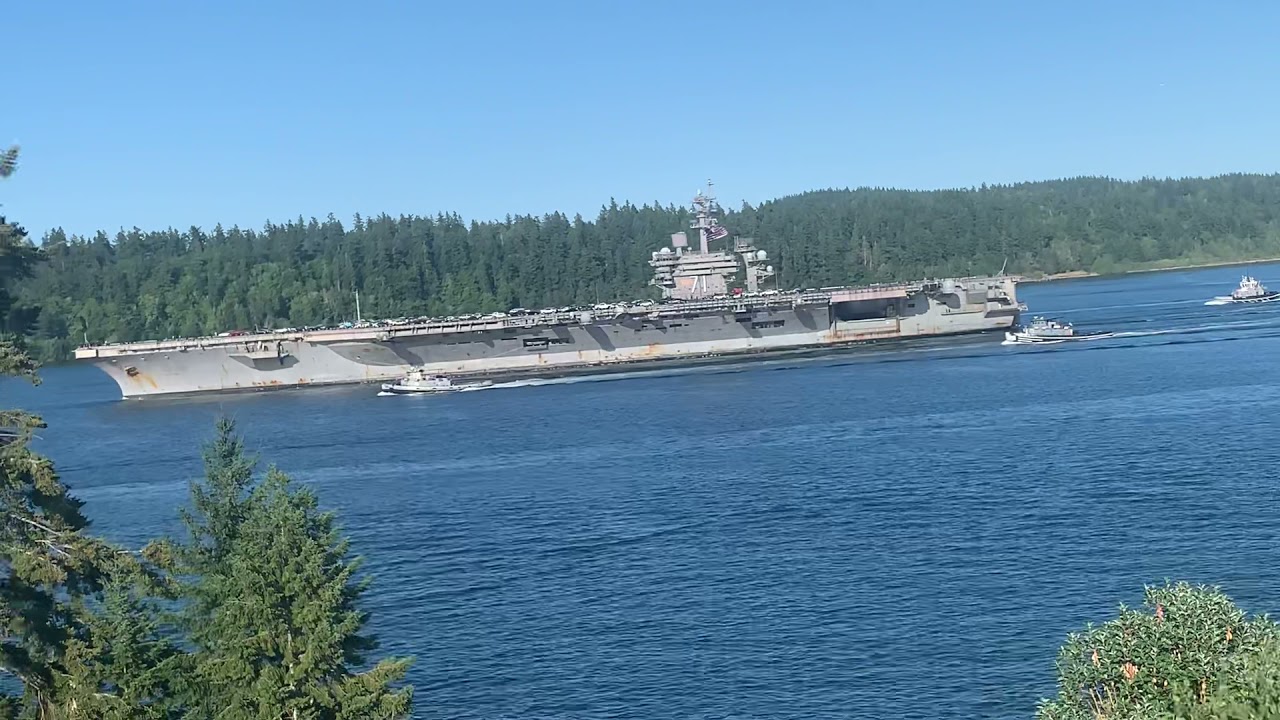 USS Roosevelt: welcome to Bremerton!!!!!
