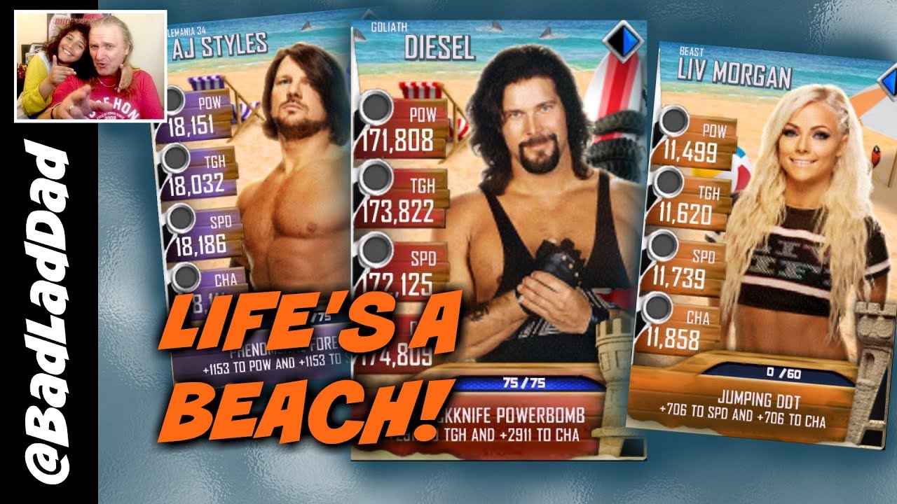 Chasing a Summer Fusion Beach Bash Pro : WWE SuperCard S4 Ep88