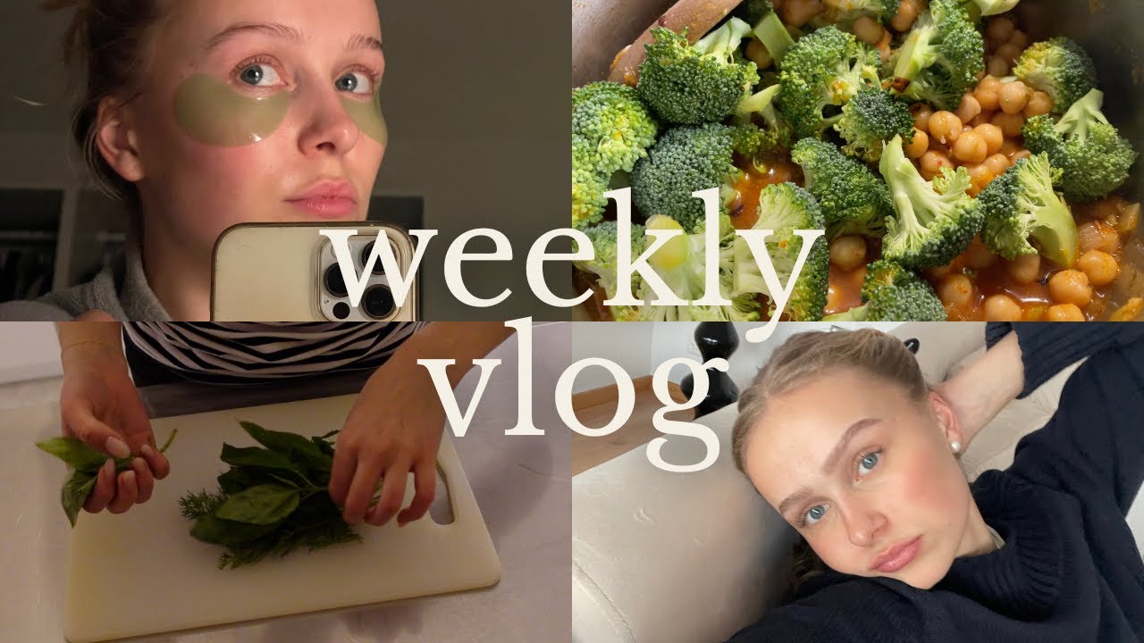 weekly vlog: cook with me + reflections