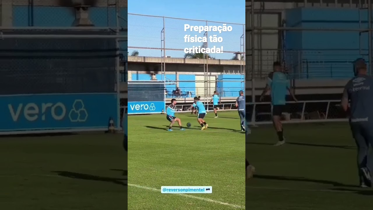 Reverson Pipentel, Preparador F&iacute;sico trabalha Press&atilde;o alta.