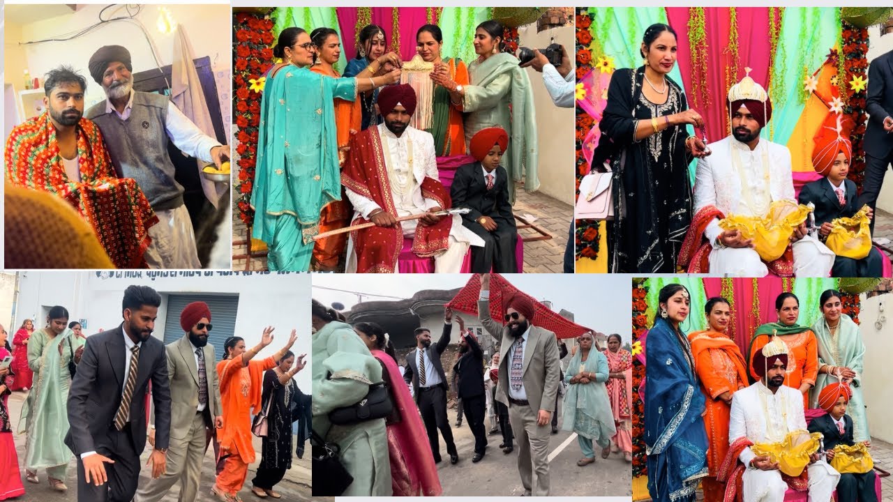ਜੰਞ ਚੜ੍ਹੇ ਸੋਹਣੇ ਵੀਰ ਦੀ ਨੀ ਮੈਂ ਗਲੀਆਂ ਵਿੱਚ ਨੱਚਦੀ ਆਵਾਂ ll Rajwinder vlog 
