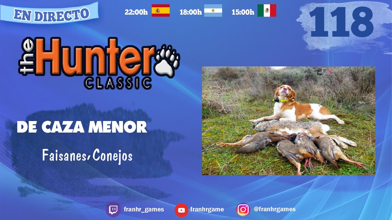 [ES] Noche de Caza Menor - Thehunter Classic #118 -❓Dudas ✔️FG army