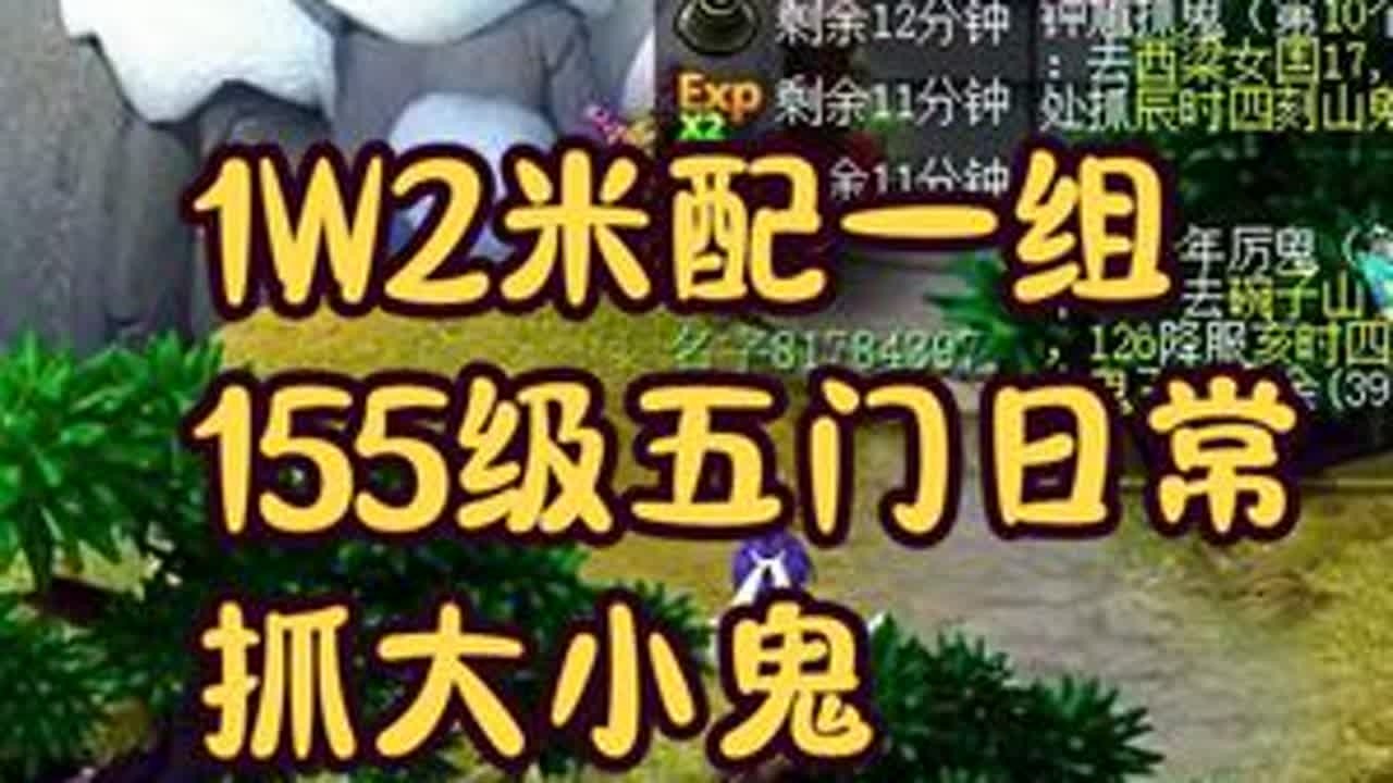 1W2米配一组155级五门日常抓大小鬼 #梦幻西游创梦计划 #梦幻西游电脑版 #梦幻西游
