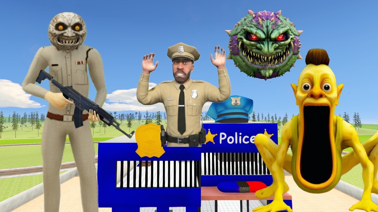 Franklin Join The Police & Arrest Monsters In Indian Bike Driving 3d