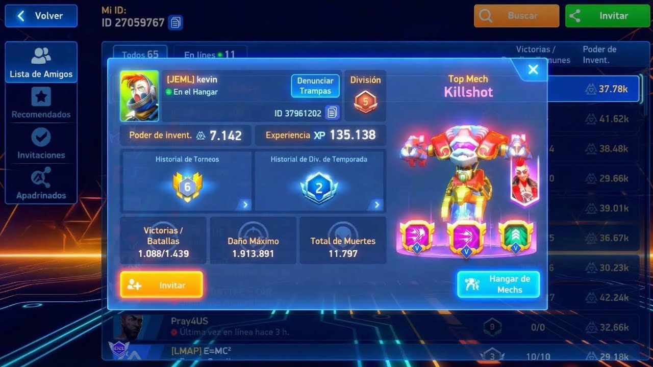 MECH ARENA  USANDO CUENTAS  SEGUIDORES😅(copia)