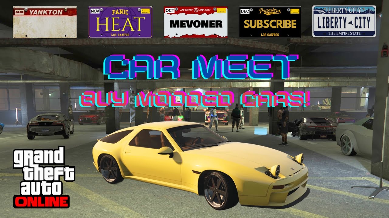 GTA 5 Online - LS Car Meet Buy MODDED CARS! {PS5} - JOIN IN!