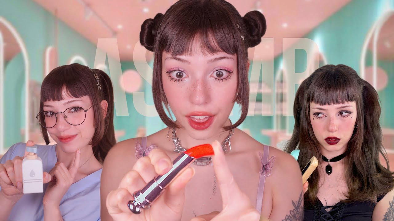 [ASMR] O SPA FAKE MAIS COMPLETO DE TODOS (Skincare, Cabelo e Maquiagem) 🧖‍♀️