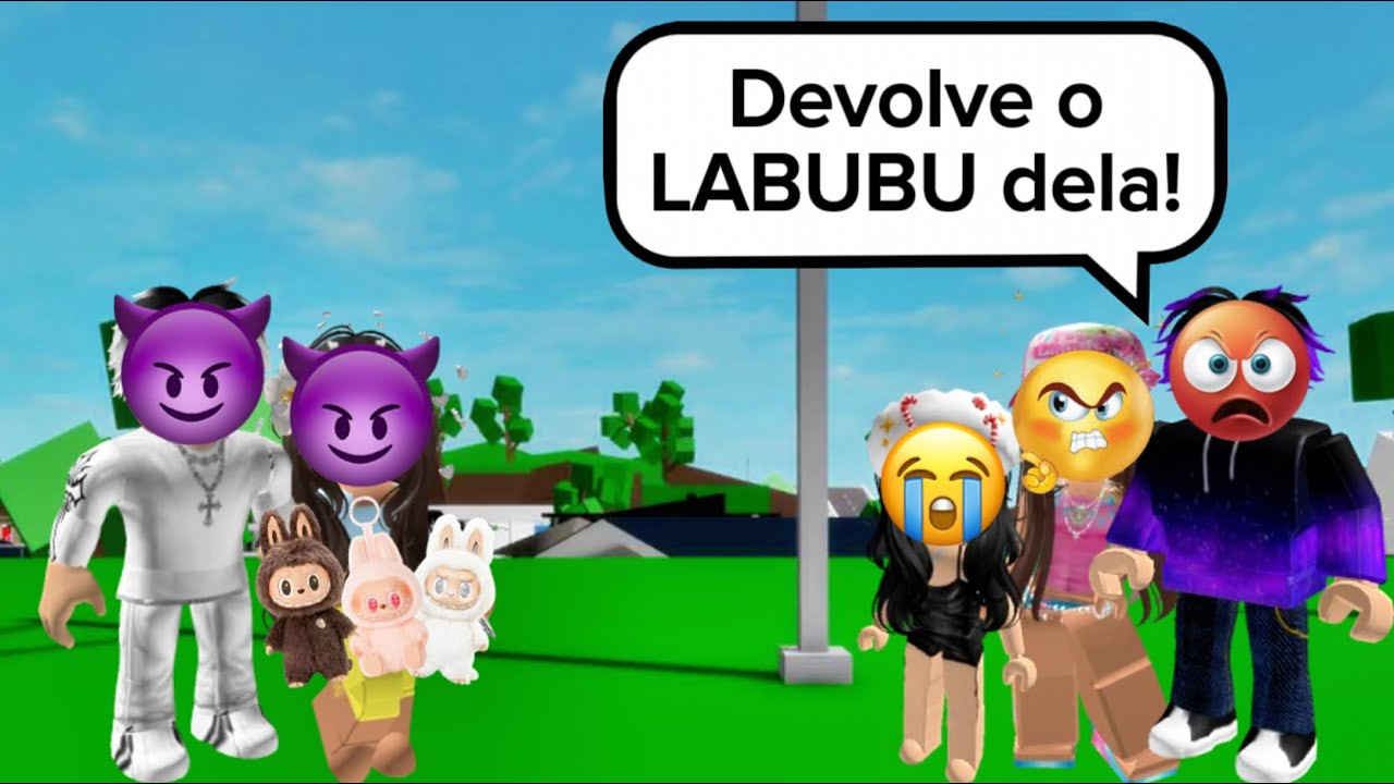 A menina malvada que roubava o LABUBU das vizinhas - História Roblox