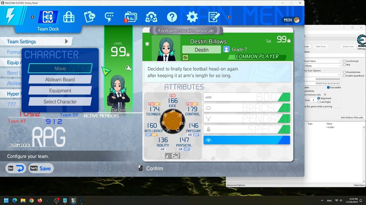 Inazuma Eleven Victory Road - Cheat Level