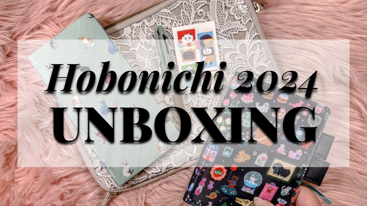 HOBONOCHI UNBOXING // 2024 HOBONICHI PLANNER LINEUP
