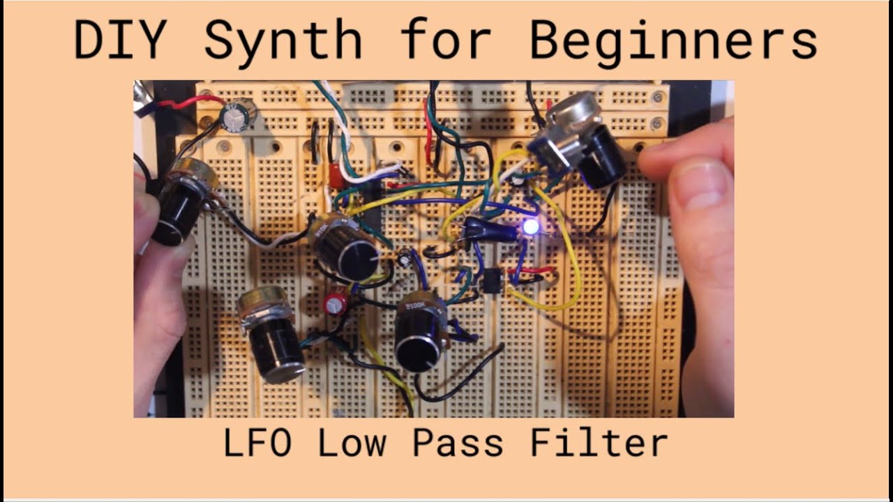 Vactrol based LFO Low Pass Filter - DIY Synth 40106 Chip