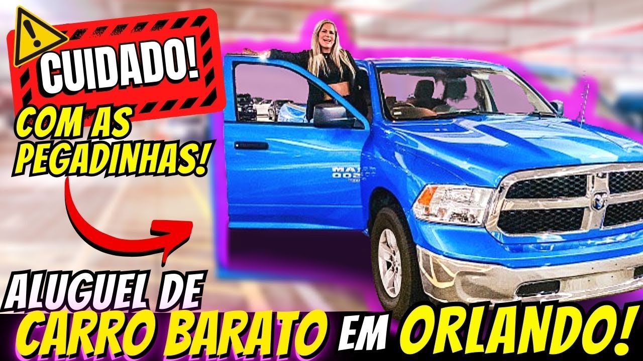 ALUGUEL de CARRO BARATO em ORLANDO direto no AEROPORTO 😱 { CONTA MAIS }