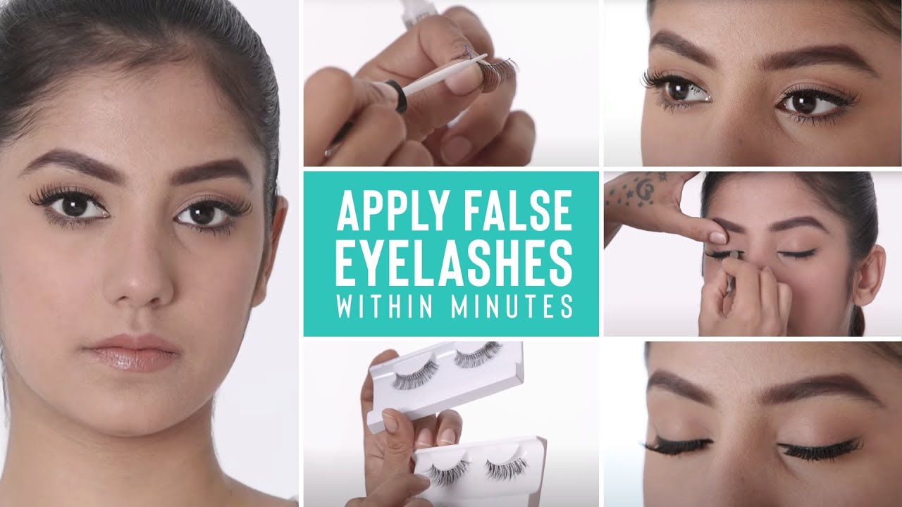How To Apply False Lashes Within Minutes | Glamrs Masterclass With Pallavi Symons