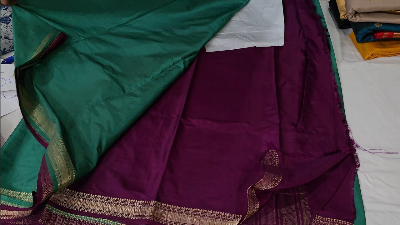 💥Mysore crape,fancy pattu ,semi gadwal collection 9642963150 ✨️