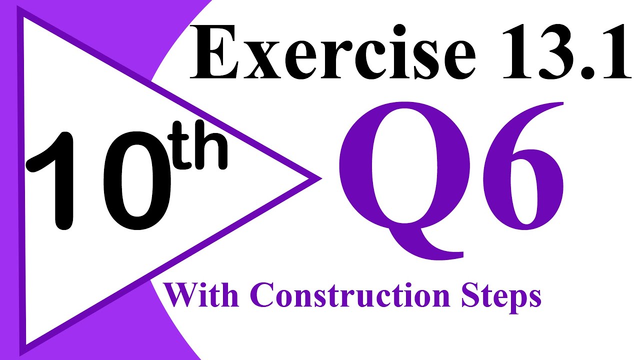12-EXERCISE-13.1 Q6. If AB=4cm. and BC=6cm, such that  AB is Perpendicular to BC, construct circle..