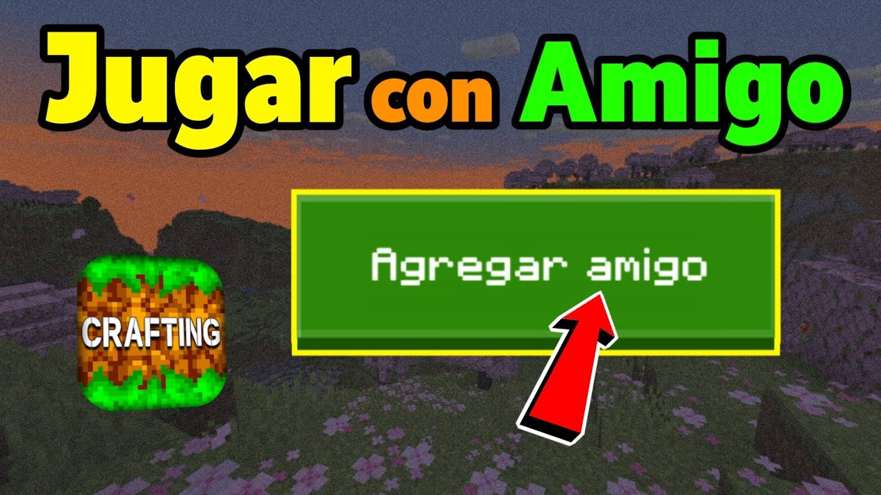 Como Jugar Con Amigos en Crafting and Building