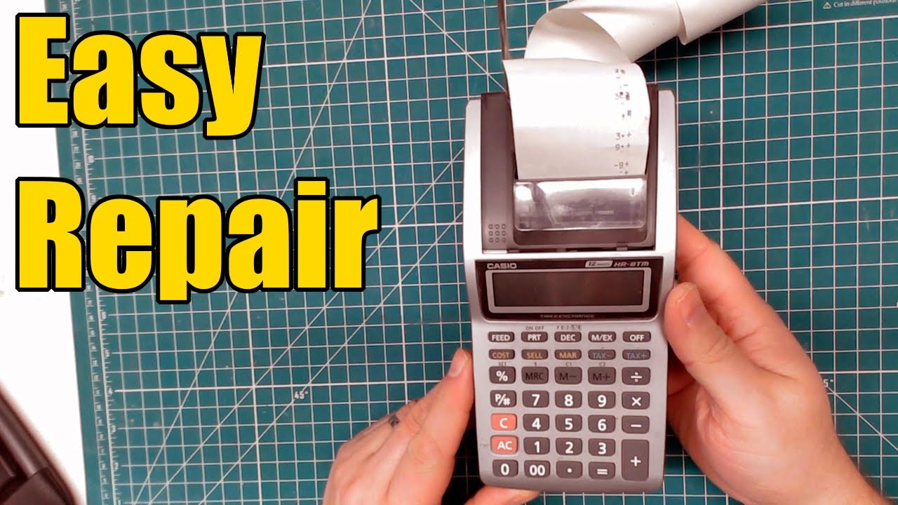 Easy Repair | Casio HR-8TM Printing Calculator